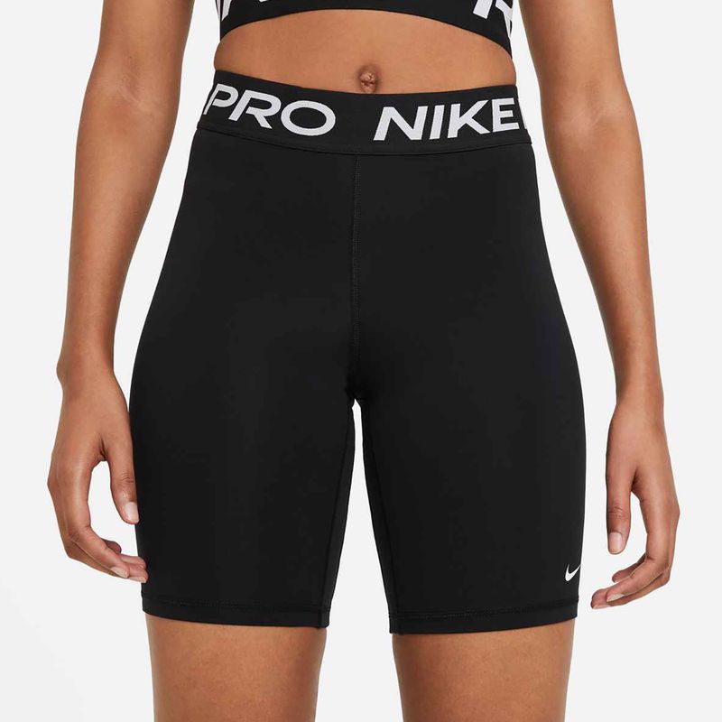 Pantaloni scurți de antrenament pentru femei Nike Pro 365 8" black/white 3