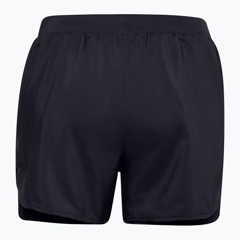 Under Armour Fly By 2.0 2N1 pantaloni scurți de alergare pentru femei negru 1356200 2