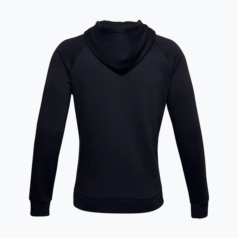 Bărbați Under Armour Rival Fleece Fleece Big Logo Hd hoodie negru 1357093 6