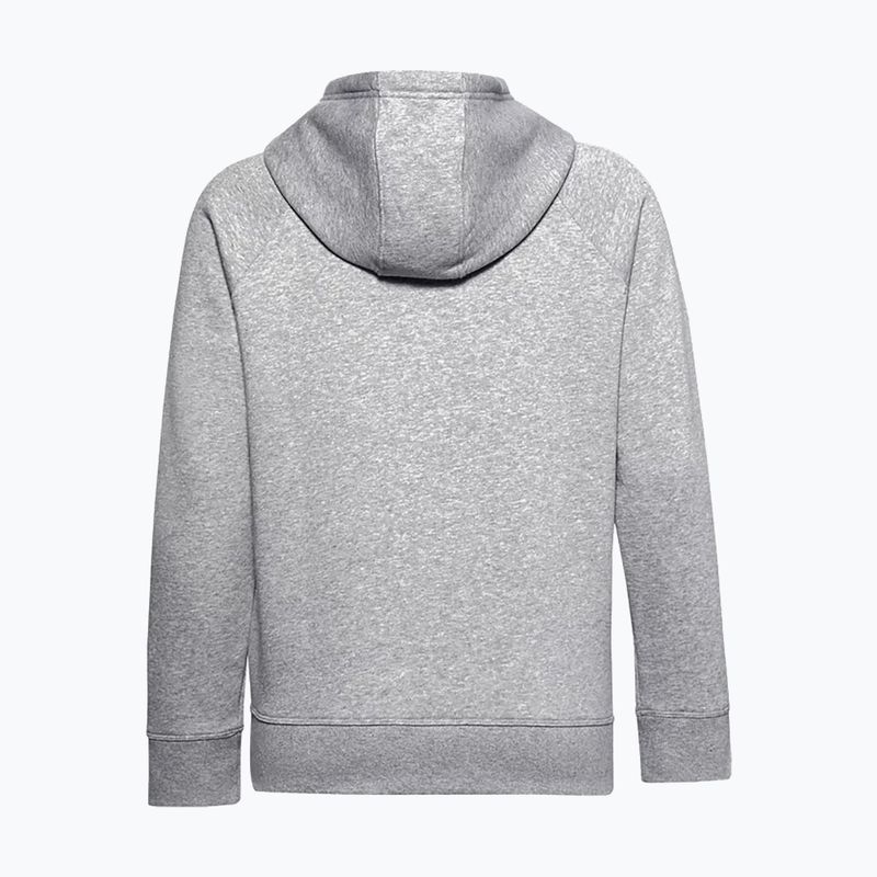 Hanorac cu glugă Under Armour Rival Fleece Hb pentru femei gri 1356317 2