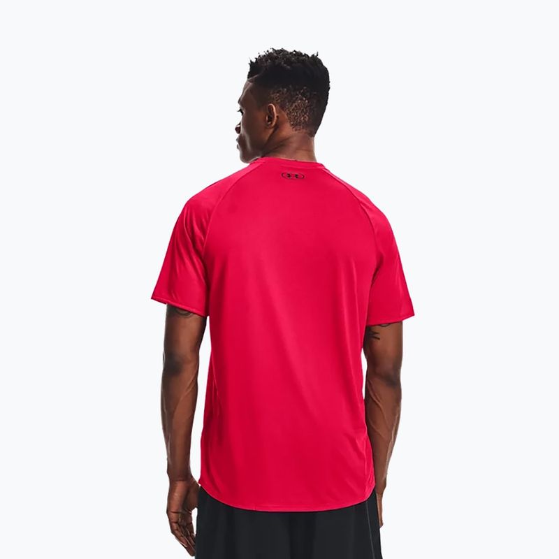 Tricou de antrenament pentru bărbați Under Armour UA Tech 2.0 SS Tee Roșu noutate 1345317 3