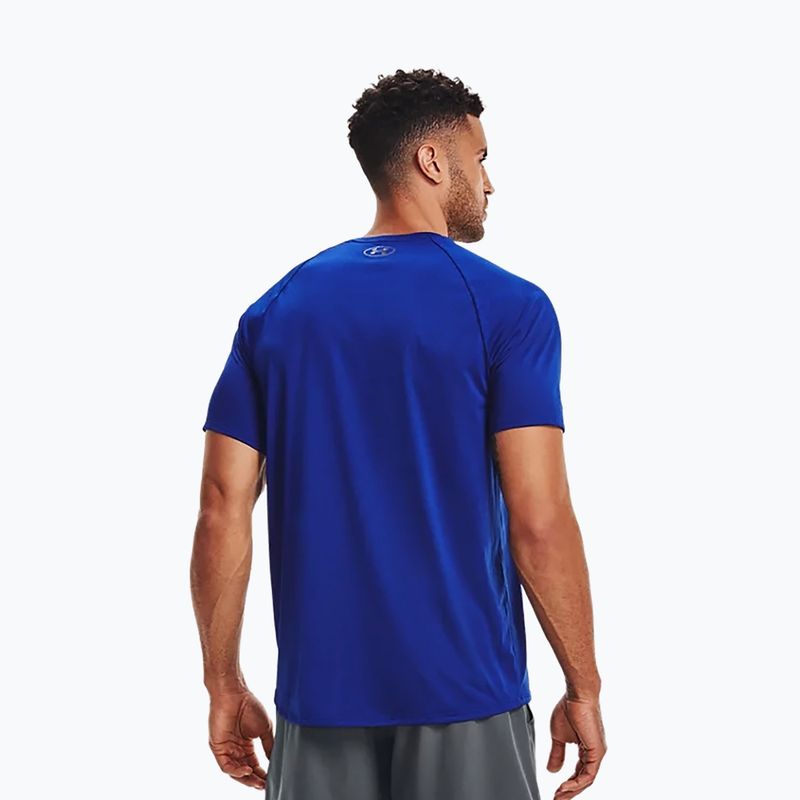 Tricou de antrenament pentru bărbați Under Armour UA Tech 2.0 SS Tee Albastru noutate 1345317 3