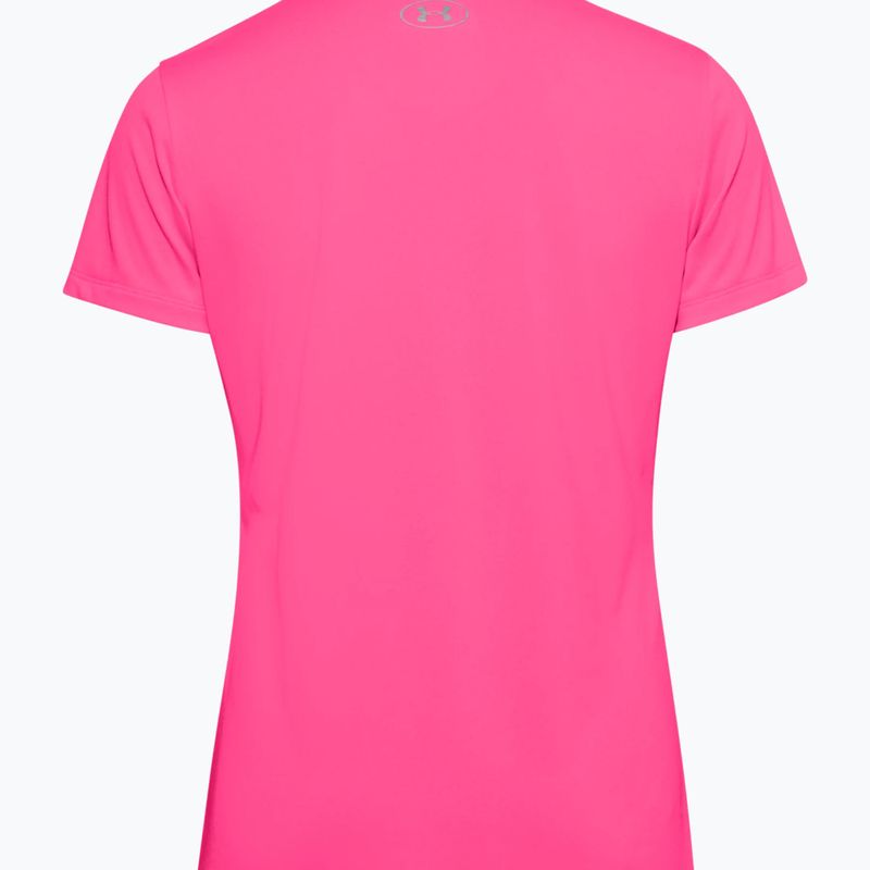 Tricou de antrenament pentru femei Under Armour Tech SSV - Solid 653 roz-argintiu 1255839 2