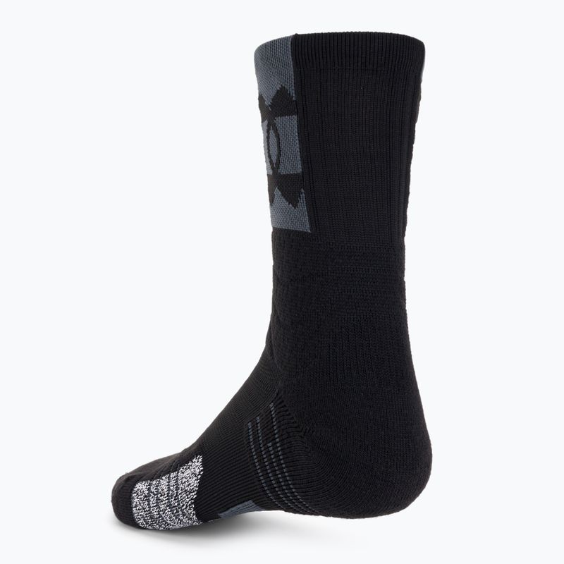 Under Armour Playmaker Mid-Crew șosete sport negru 1356615 2