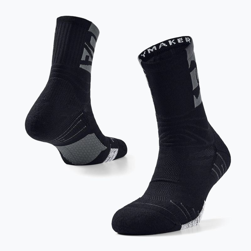 Under Armour Playmaker Mid-Crew șosete sport negru 1356615 4
