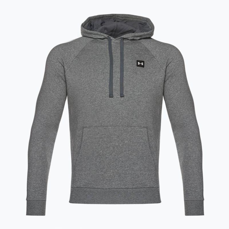 Bluză pentru bărbați Under Armour Rival Hoodie pitch gray light heather/onyx white 8