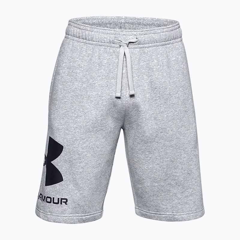 Pantaloni scurți de antrenament Under Armour Rival Fleece gri pentru bărbați 1357118 3