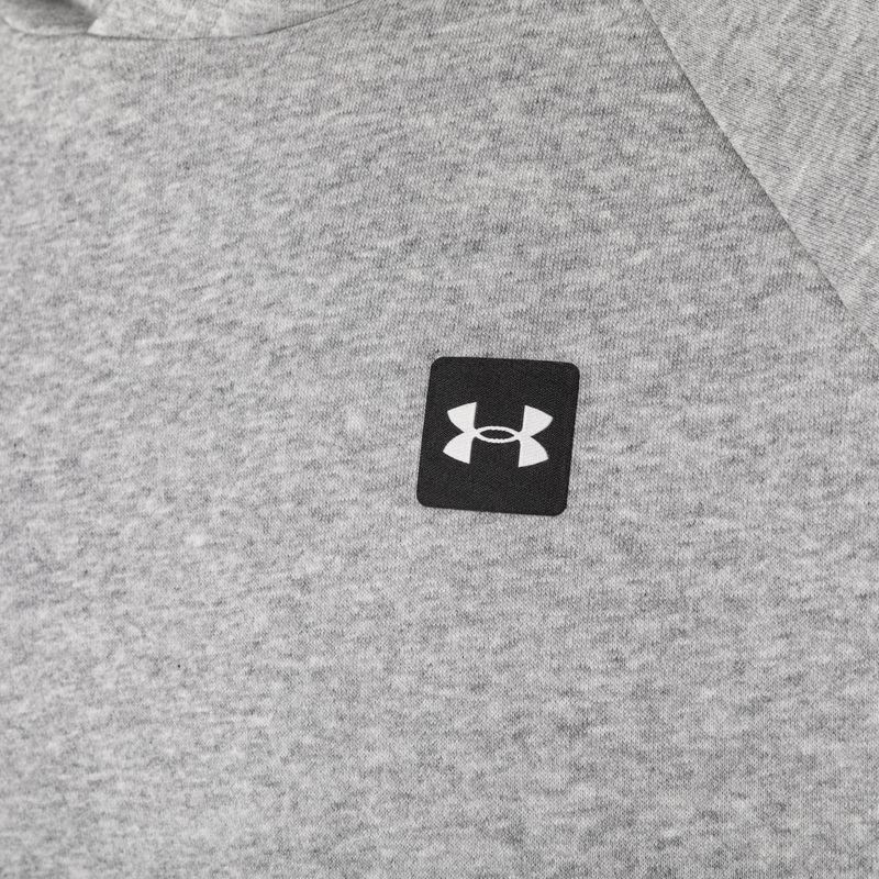 Bluză pentru bărbați Under Armour Rival Hoodie mod gray light heather/black 10