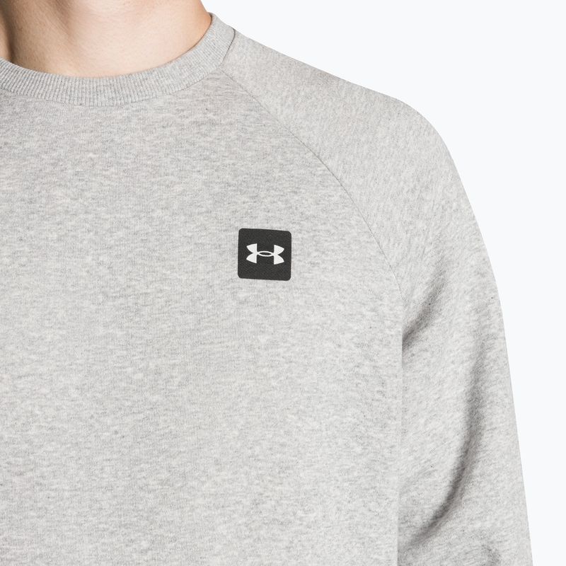 Bluză pentru bărbați Under Armour Rival Fleece Crew mod gray light heather/black 3