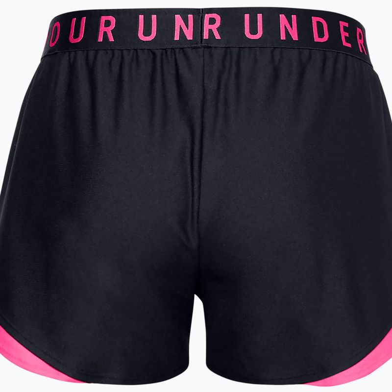 Under Armour Play Up 3.0 pantaloni scurți de antrenament pentru femei negru/roz 1344552 4
