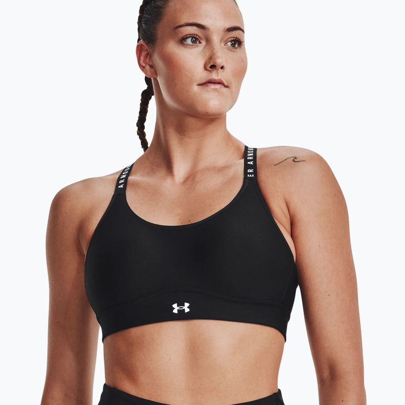 Under Armour Infinity Infinity Mid Covered sutien de fitness negru 1363353