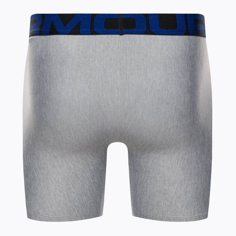 Under Armour boxeri pentru bărbați Ua Tech 6In 2-Pack gri 1363619-408 3