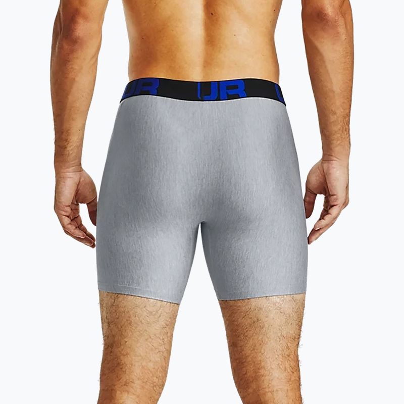 Under Armour boxeri pentru bărbați Ua Tech 6In 2-Pack gri 1363619-408 9