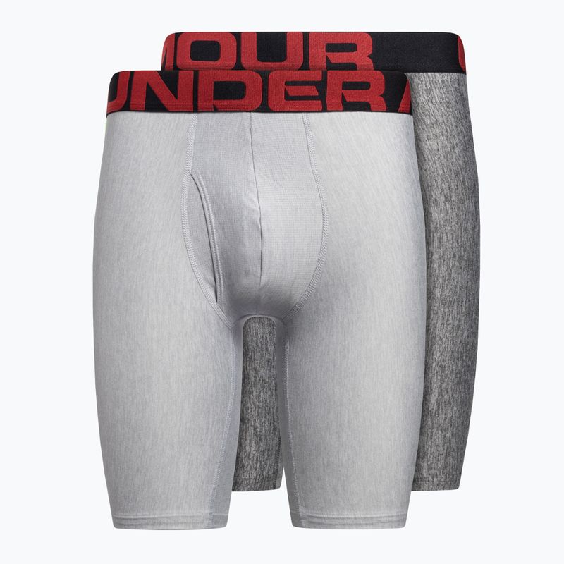 Under Armour boxeri pentru bărbați Ua Tech 9In 2-Pack gri 1363622-011