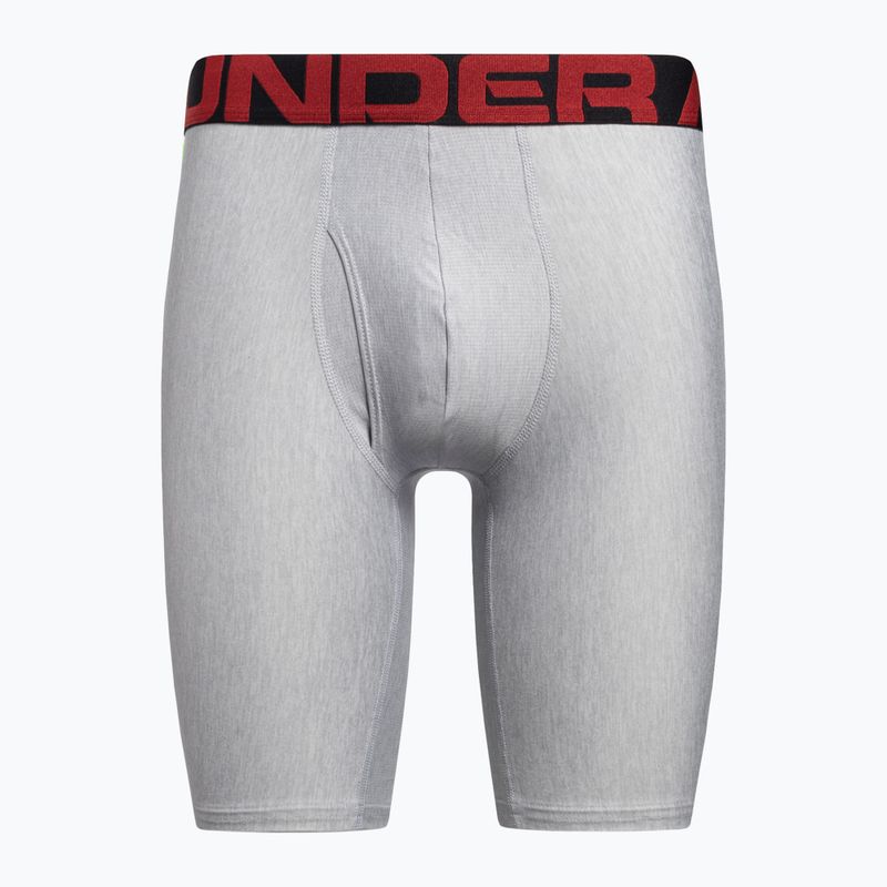 Under Armour boxeri pentru bărbați Ua Tech 9In 2-Pack gri 1363622-011 2