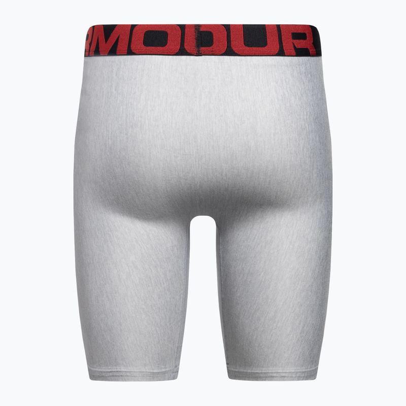 Under Armour boxeri pentru bărbați Ua Tech 9In 2-Pack gri 1363622-011 3
