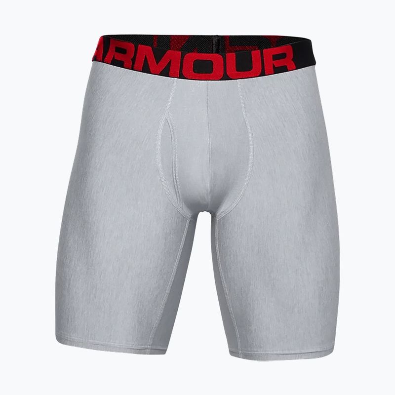 Under Armour boxeri pentru bărbați Ua Tech 9In 2-Pack gri 1363622-011 8