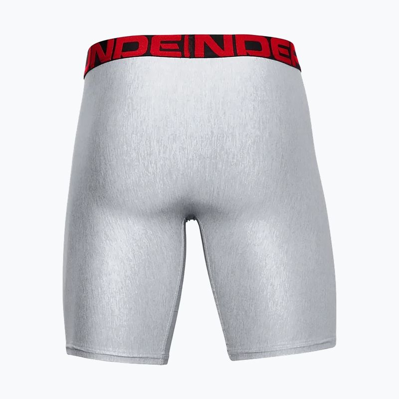 Under Armour boxeri pentru bărbați Ua Tech 9In 2-Pack gri 1363622-011 9