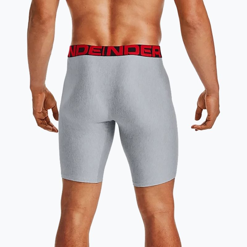 Under Armour boxeri pentru bărbați Ua Tech 9In 2-Pack gri 1363622-011 12