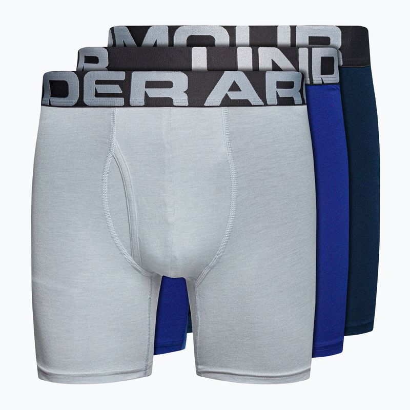 Under Armour Charged Cotton 6 boxeri pentru bărbați 3 buc albastru 1363617