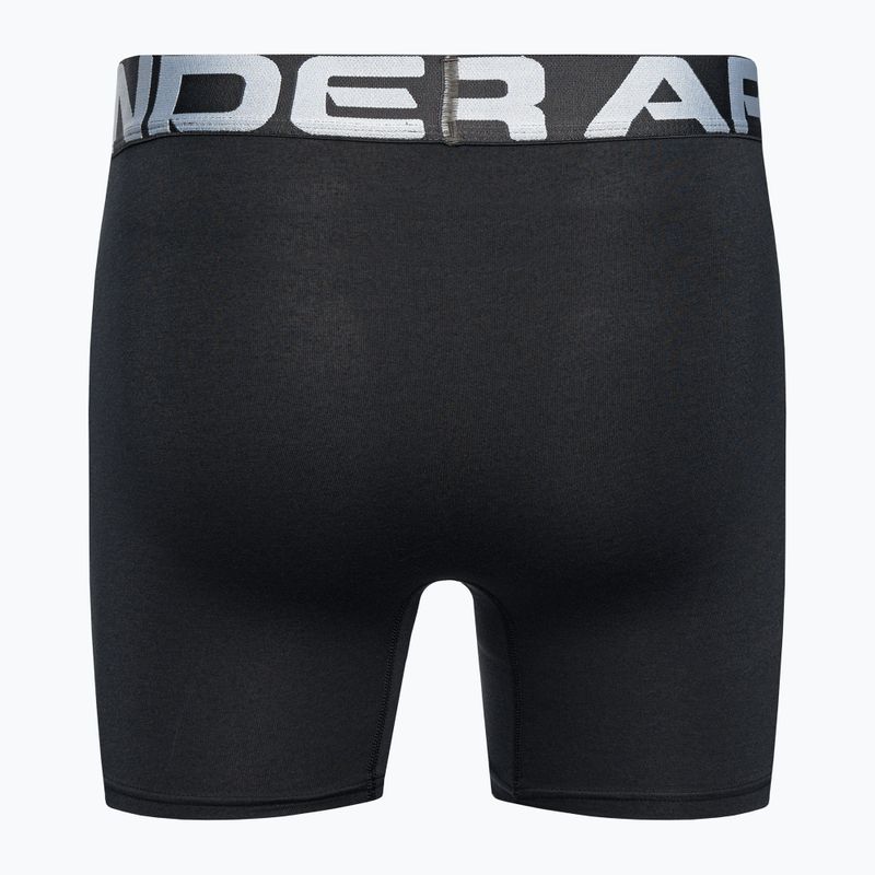 Under Armour Charged Cotton boxeri pentru bărbați 6 3 buc. Pachet negru 1363617 3