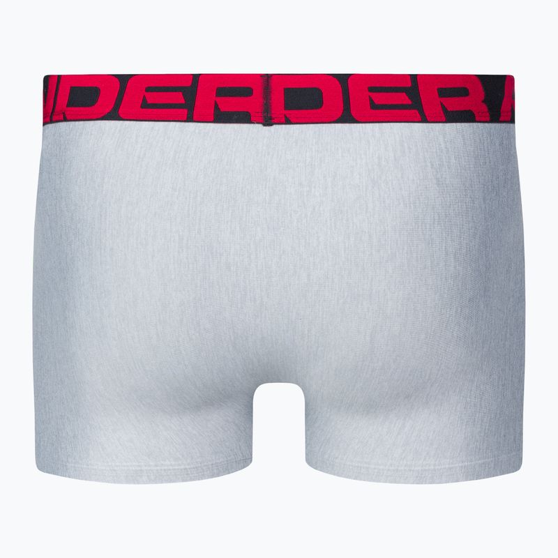 Under Armour boxeri pentru bărbați Ua Tech 3In 2-Pak mod gray light heather/jet gray light heather