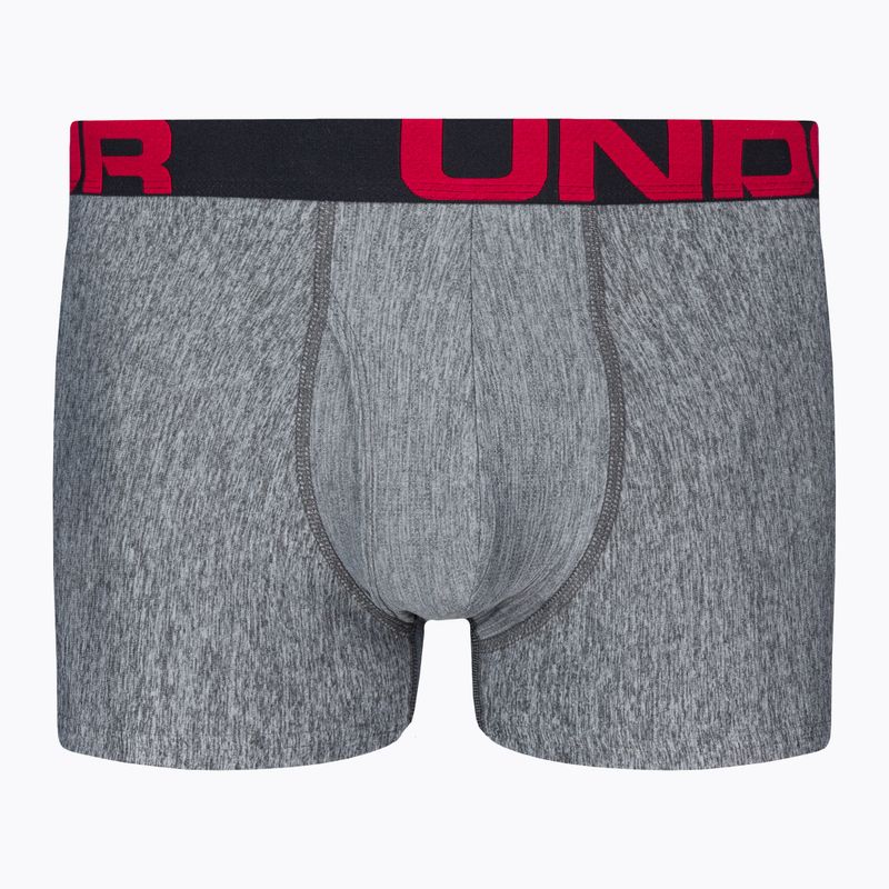 Under Armour boxeri pentru bărbați Ua Tech 3In 2-Pak mod gray light heather/jet gray light heather