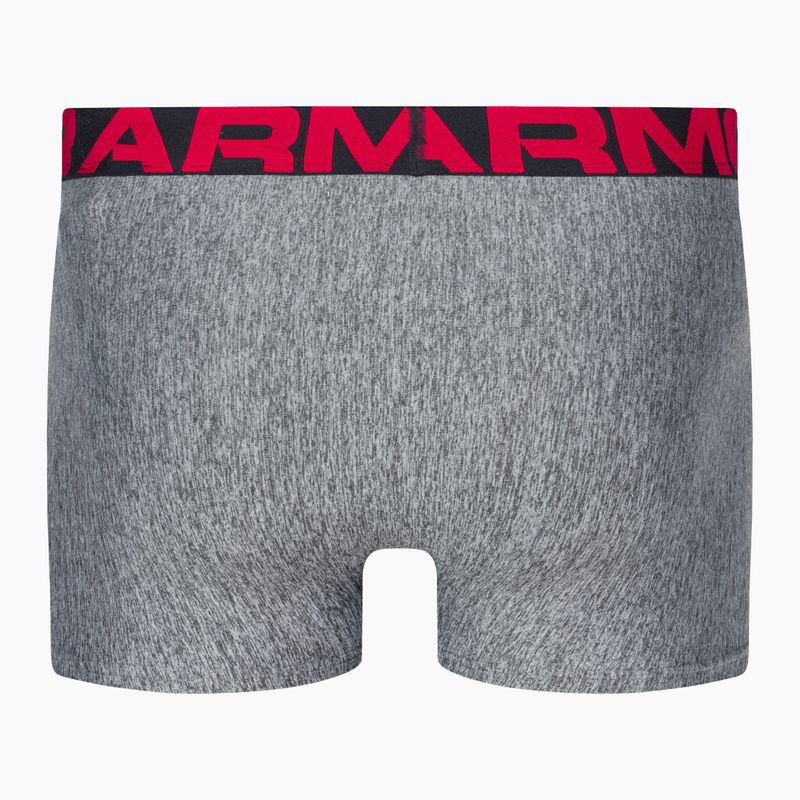 Under Armour boxeri pentru bărbați Ua Tech 3In 2-Pak mod gray light heather/jet gray light heather