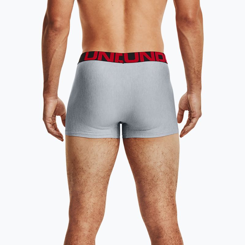 Under Armour boxeri pentru bărbați Ua Tech 3In 2-Pak mod gray light heather/jet gray light heather