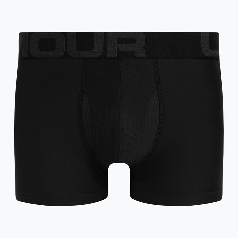 Under Armour boxeri pentru bărbați Ua Tech 3In 2-Pak negru 1363618-001 2