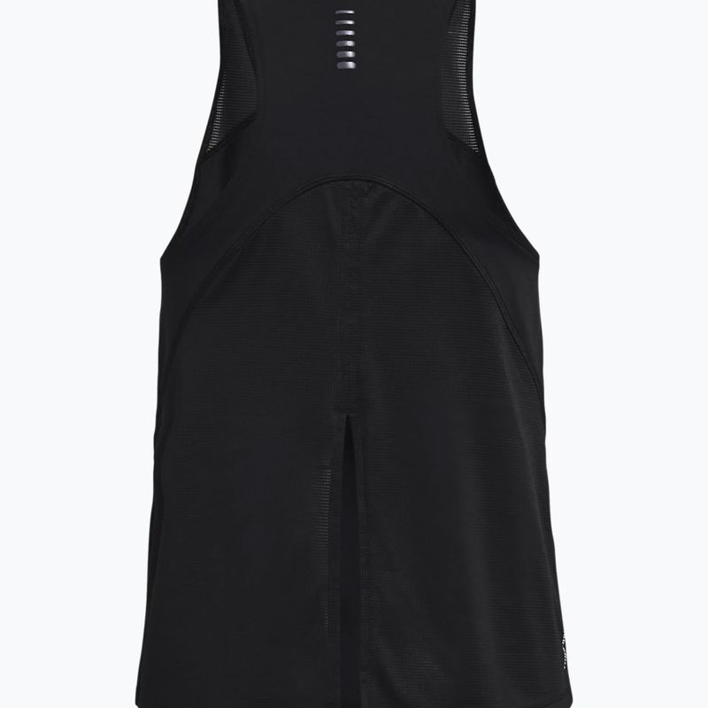 Tricou de antrenament pentru femei Under Armour Isochill Run Tank negru 1361925-001 4