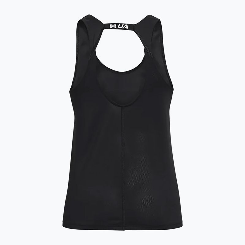Under Armour Fly By negru pentru femei, negru, tricou de alergare 1361394-001 4