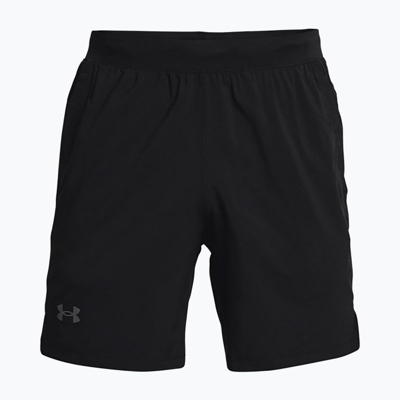 Under Armour Launch Sw 7 pantaloni scurți de alergare pentru bărbați negru 1361493-001 6