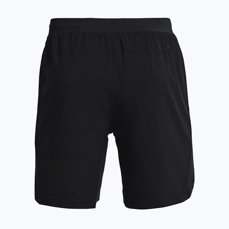 Under Armour Launch Sw 7 pantaloni scurți de alergare pentru bărbați negru 1361493-001 7