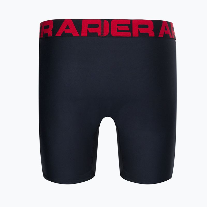 Under Armour boxeri pentru bărbați Ua Tech 6In 2-Pack roșu 1363619-600 3