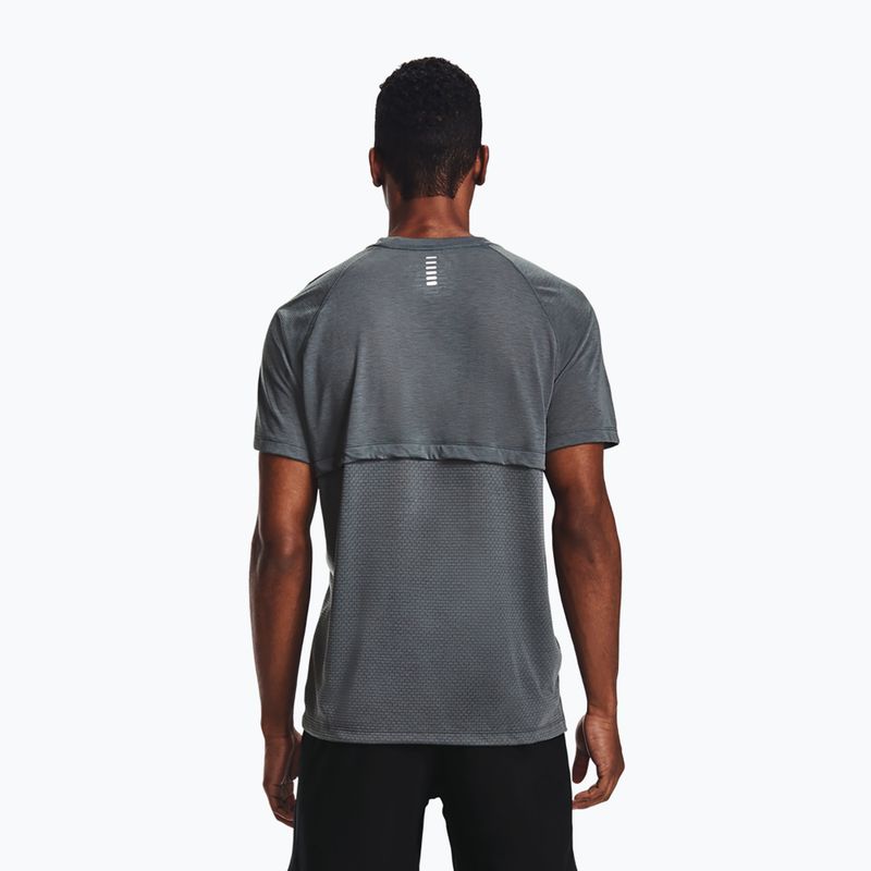 Tricou de alergare Under Armour Streaker gri pentru bărbați 1361469-012 3