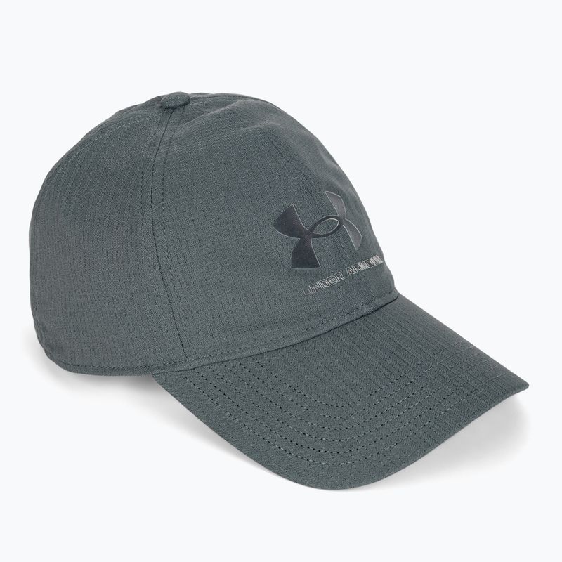 Șapcă de baseball pentru bărbați Under Armour Isochill Armourvent Adj pitch gri/negru pentru bărbați