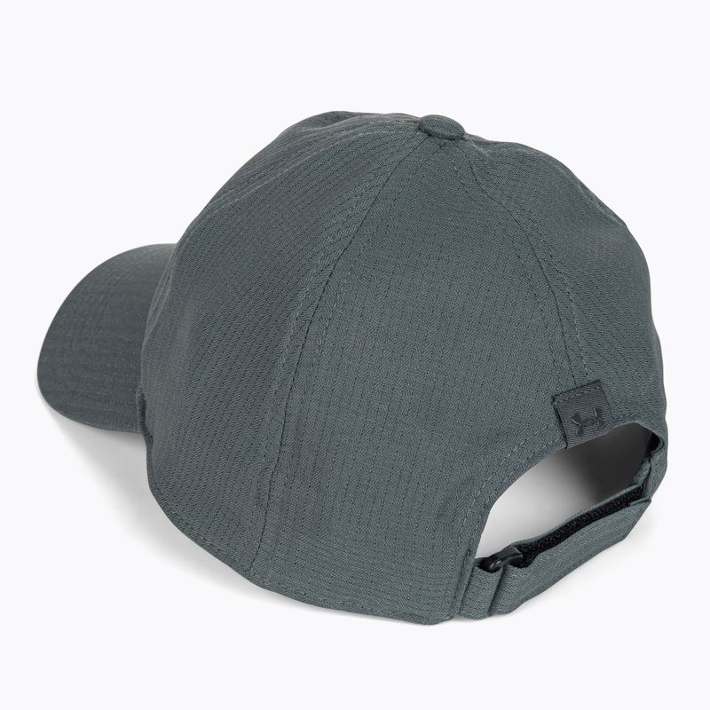 Șapcă de baseball pentru bărbați Under Armour Isochill Armourvent Adj pitch gri/negru pentru bărbați 3