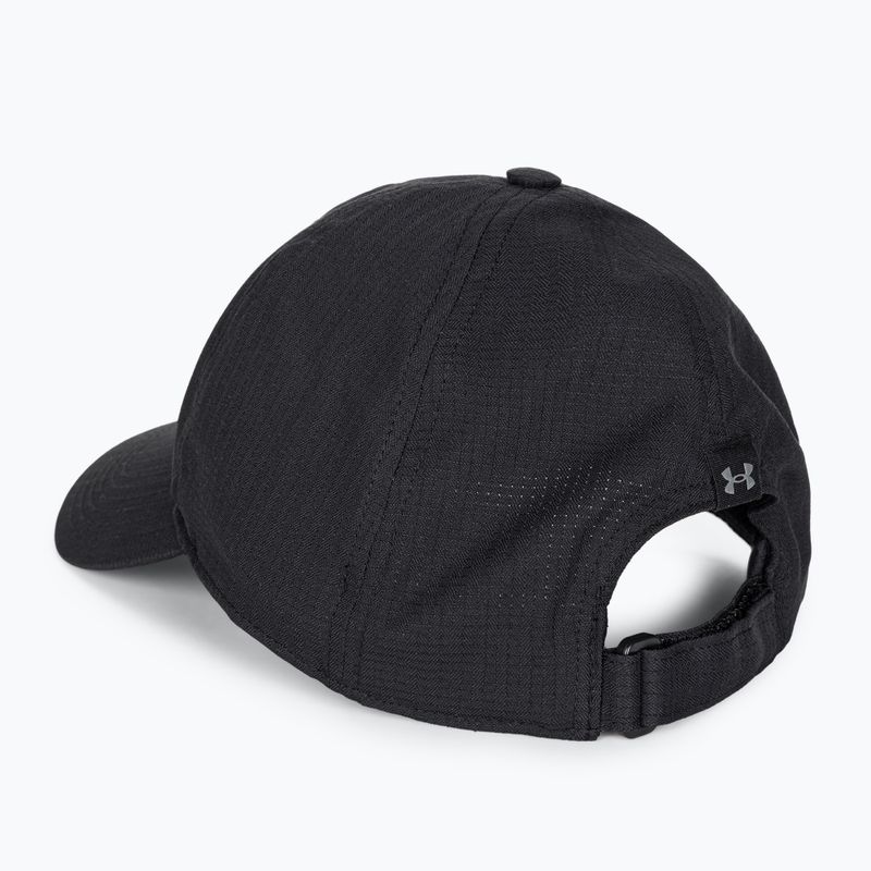 Șapcă de baseball pentru bărbați Under Armour Isochill Armourvent Adj negru/grăsime de teren 3