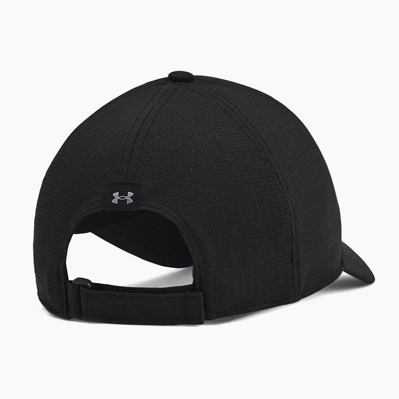 Șapcă de baseball pentru bărbați Under Armour Isochill Armourvent Adj negru/grăsime de teren 6