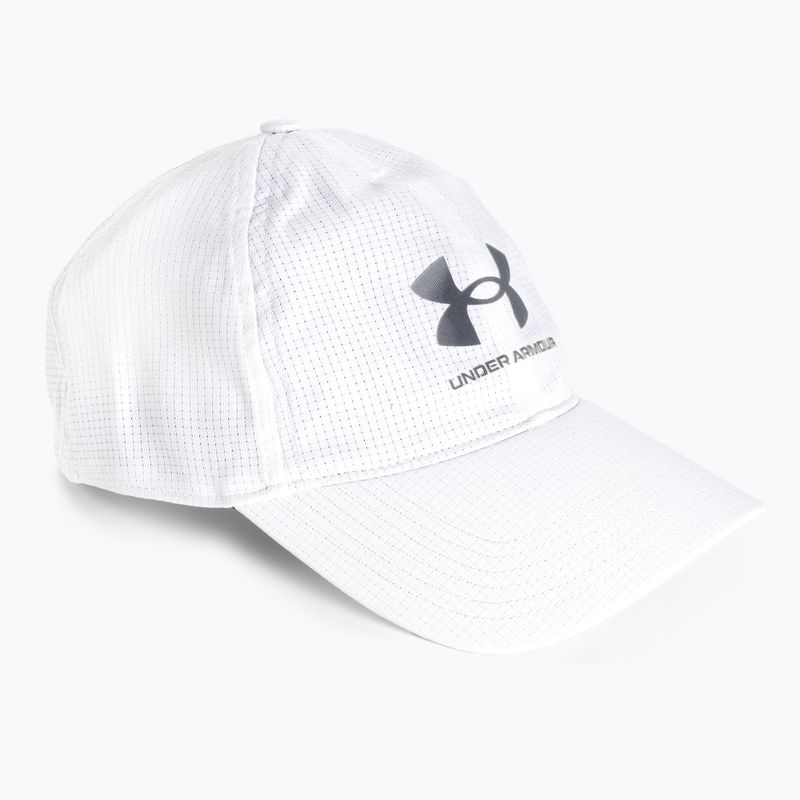 Under Armour Isochill Armourvent ADJ Șapcă de baseball pentru bărbați, alb UAR-1361528100