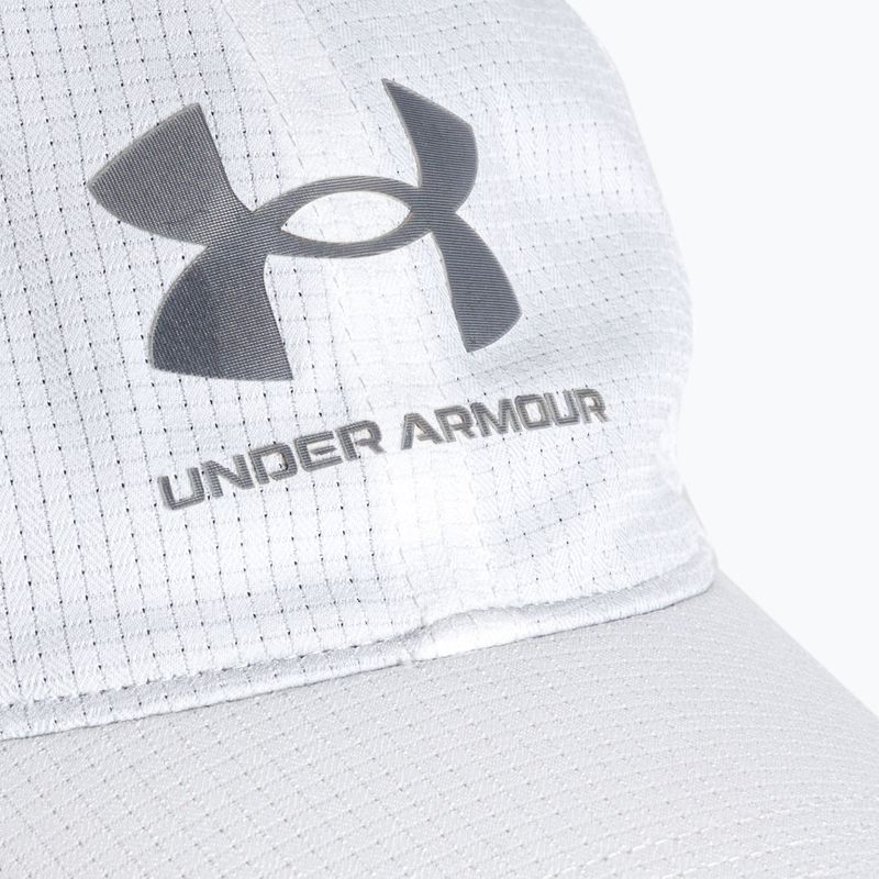 Under Armour Isochill Armourvent ADJ Șapcă de baseball pentru bărbați, alb UAR-1361528100 5