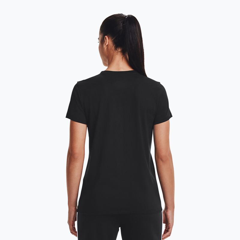 Tricou Under Armour Live Sportstyle Graphic negru/negru pentru femei 2