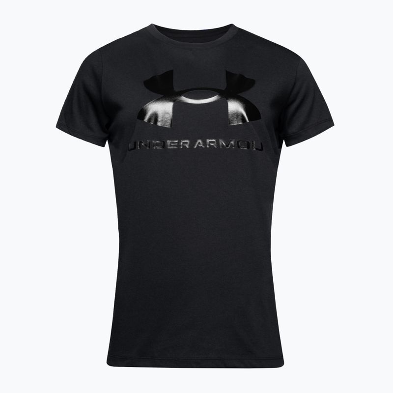 Tricou Under Armour Live Sportstyle Graphic negru/negru pentru femei 4