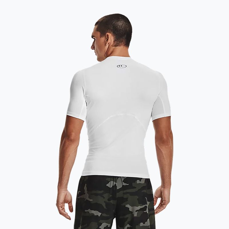 Tricou de antrenament pentru bărbați Under Armour Ua Hg Armour Comp SS alb 1361518-100 3