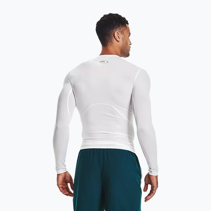 Tricou cu mânecă lungă pentru bărbați Under Armour Ua Hg Armour Comp LS alb 1361524-100 3