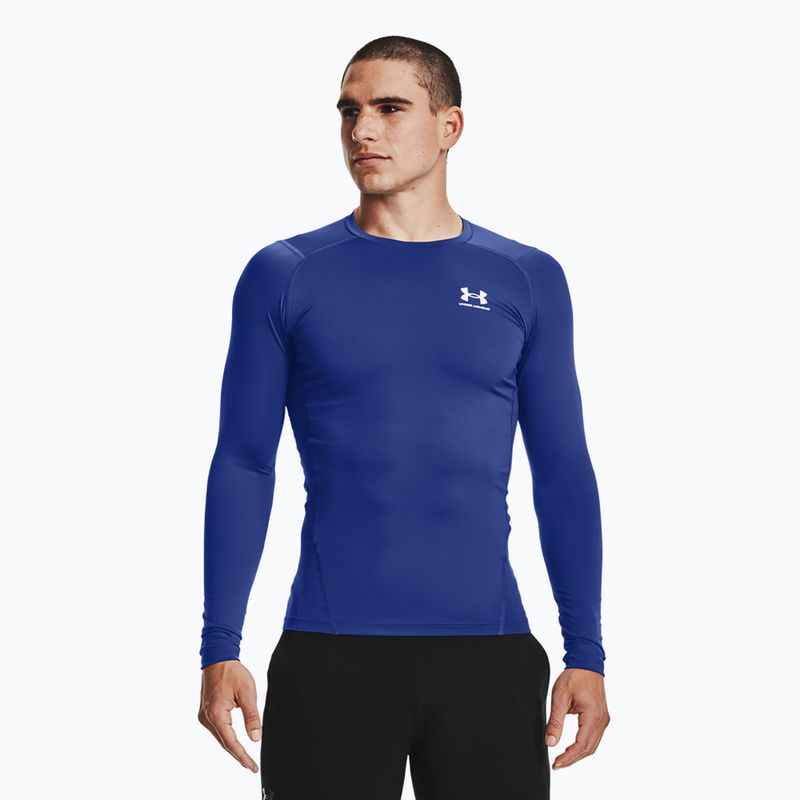 Tricou cu mânecă lungă pentru bărbați Under Armour Ua Hg Armour Comp LS albastru marin 1361524-400