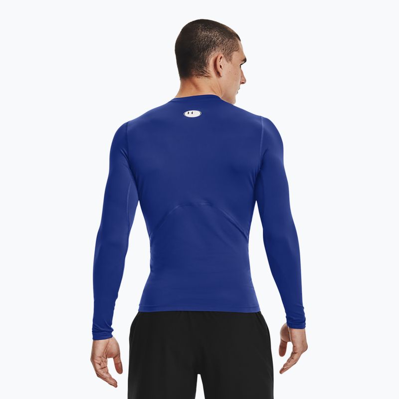 Tricou cu mânecă lungă pentru bărbați Under Armour Ua Hg Armour Comp LS albastru marin 1361524-400 2