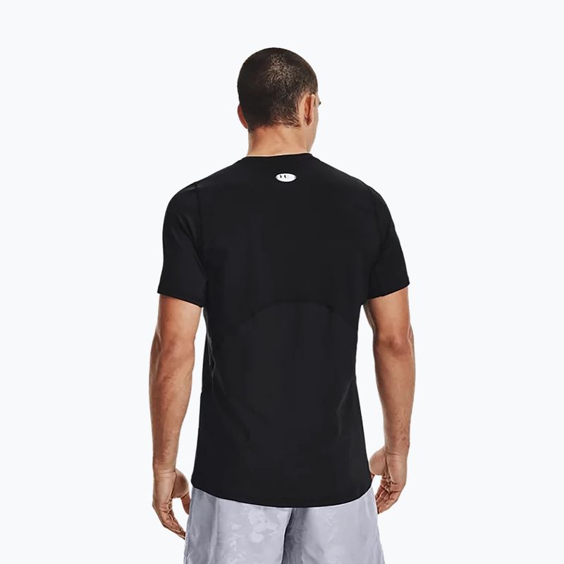 Under Armour HeatGear Armour Fitted tricou de antrenament pentru bărbați negru 1361683 3