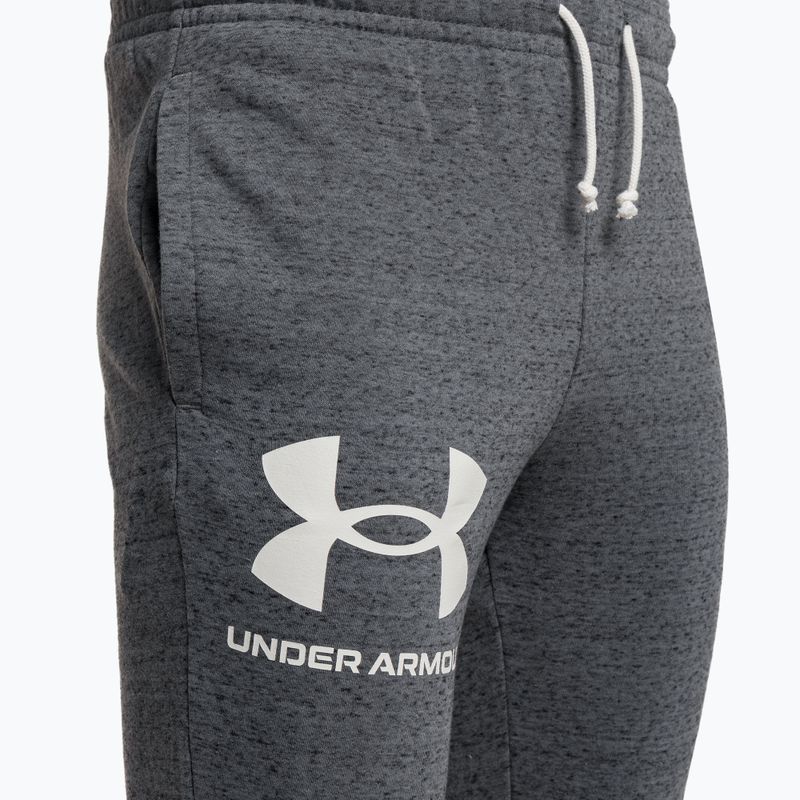 Pantaloni de antrenament pentru bărbați Under Armour Ua Rival Terry gri 1361644 3